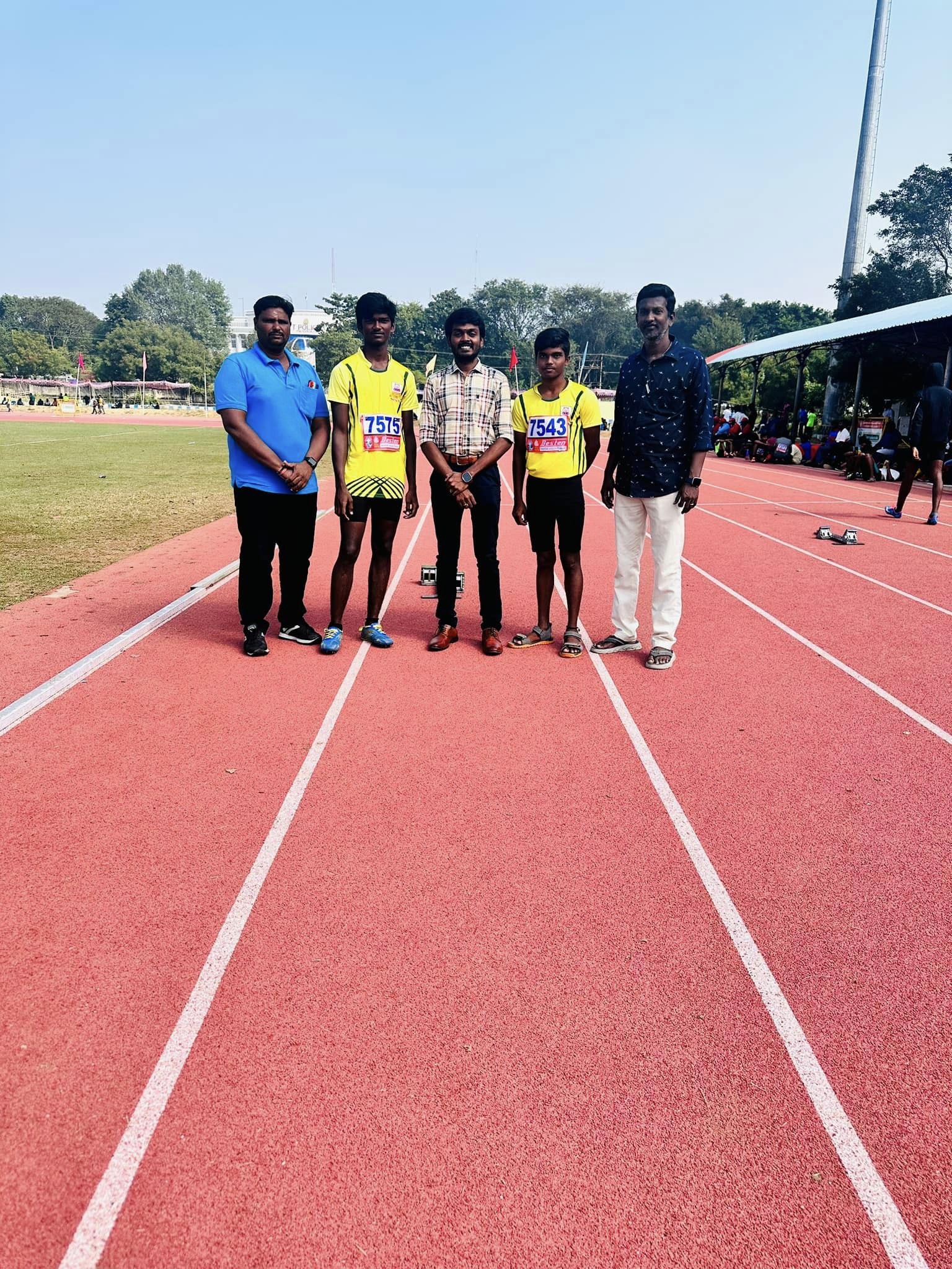  Secretary visited the venue and wished our school participants